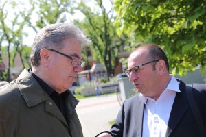 Polaganje venaca na Spomenik žrtvama fašizma