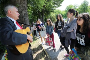 Polaganje venaca na Spomenik palim Crvenoarmejcima