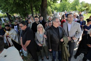 Polaganje venaca na Spomenik palim Crvenoarmejcima