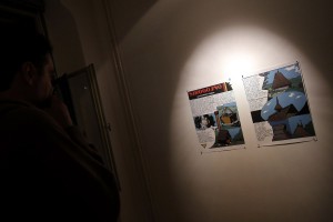 Izložba stripova Aleksandra Zografa i promocija zbirke stripova "Zlato na mesecu"