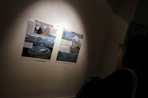 Izložba stripova Aleksandra Zografa i promocija zbirke stripova "Zlato na mesecu"