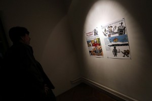 Izložba stripova Aleksandra Zografa i promocija zbirke stripova "Zlato na mesecu"