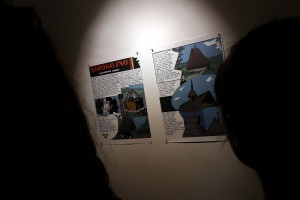 Izložba stripova Aleksandra Zografa i promocija zbirke stripova "Zlato na mesecu"