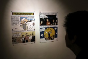 Izložba stripova Aleksandra Zografa i promocija zbirke stripova "Zlato na mesecu"