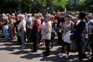 Otkrivanje restauiranog spomenika Svetog trojstva