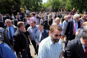 Otkrivanje restauiranog spomenika Svetog trojstva