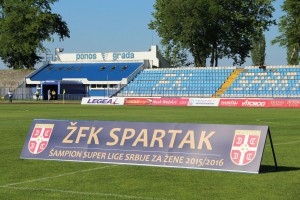 Uručenje pehara šampionu Srbije - ŽFK "Spartak"