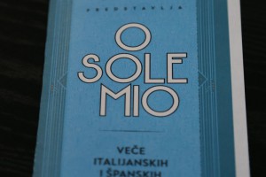 Najava večeri italijanskih i španskih pesama