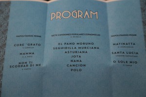 Najava večeri italijanskih i španskih pesama