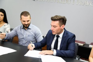 Ugovor o saradnji između Pravnog fakulteta za privredu i pravosuđe i izvršitelja Šite Damira