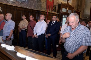 Slava hrama Vaznesenja Gospodnjeg - predaja kumstva