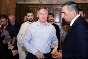 Slava hrama Vaznesenja Gospodnjeg - predaja kumstva