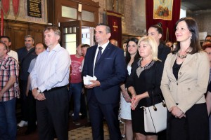 Slava hrama Vaznesenja Gospodnjeg - predaja kumstva