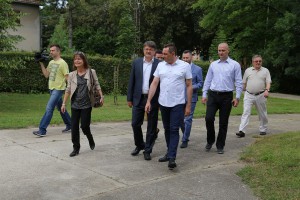 Polaganje kamen temeljca novog objekta pri Domu "Kolevka"