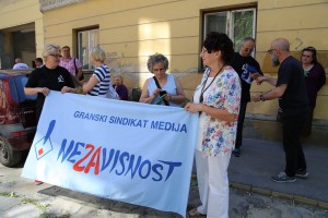 Protest dela novinara listova Mađar So i Het Nap