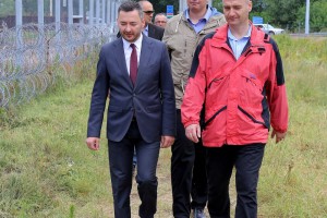 Migranti u međudržavnom prostoru na Horgošu