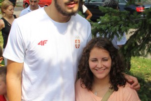 Nikola Kalinić i Davor Štefanek na Olimpijskoj česmi