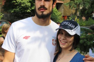 Nikola Kalinić i Davor Štefanek na Olimpijskoj česmi