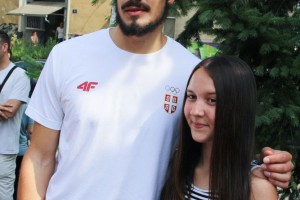 Nikola Kalinić i Davor Štefanek na Olimpijskoj česmi