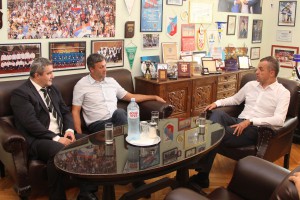 Sastanak člana GV za sport sa pokrajinskim sekretarom za sport i obilazak košarkaškog terena u Aleksandrovu