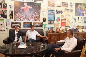 Sastanak člana GV za sport sa pokrajinskim sekretarom za sport i obilazak košarkaškog terena u Aleksandrovu