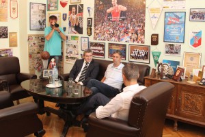 Sastanak člana GV za sport sa pokrajinskim sekretarom za sport i obilazak košarkaškog terena u Aleksandrovu