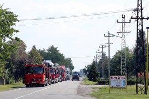 Kilometarske gužve na Kelebiji