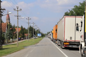 Kilometarske gužve na Kelebiji