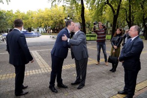 Prijem za pokrajinskog premijera, Igora Mirovića