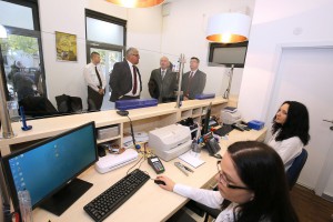 Otvaranje samostalnog šaltera banke "Poštanska štedionica"