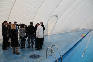 Puštanje u rad novog balona na otvorenom bazenu u Dudovoj šumi