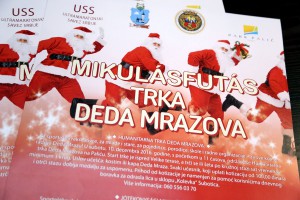 Najava manifestacije "Trka Deda Mrazova"