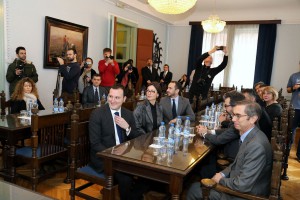 Sastanak gradonačelnika Subotice, predsednika Vlade APV i ambasadora Italije u Beogradu