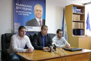 Konferencija za medije GrO Srpske radikalne stranke