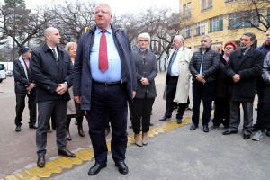 Predsednički kandidat Vojislav Šešelj u Subotici