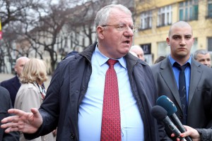 Predsednički kandidat Vojislav Šešelj u Subotici