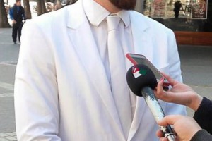 Predsednički kandidat Ljubiša Preletačević Beli