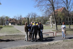 Obilazak saniranih trotoara na Paliću i novoizgrađene pešačke staze pored jezera