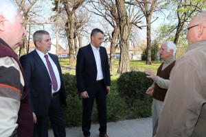 Obilazak radova u prostorijama buduće angio-sale