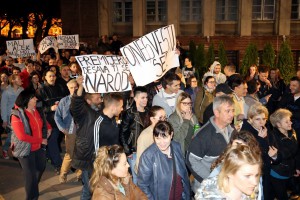 "Protest grupe građana protiv diktature" - 1. dan