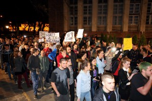 "Protest grupe građana protiv diktature" - 1. dan