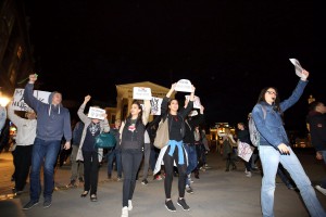 "Protest grupe građana protiv diktature" - 1. dan