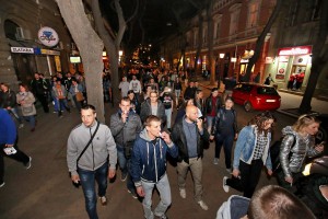 "Protest grupe građana protiv diktature" - 1. dan