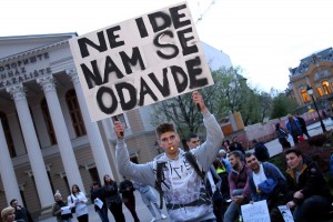 "Protest grupe građana protiv diktature" - 2. dan