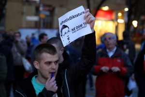 "Protest grupe građana protiv diktature" - 2. dan