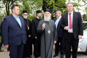 Patrijarh srpski Irinej u obilasku Opšte bolnice