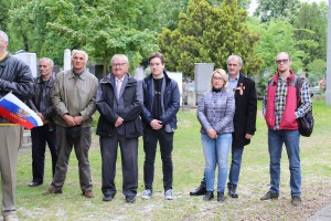 Polaganje venaca u Spomen parku povodom Dana pobede nad fašizmom