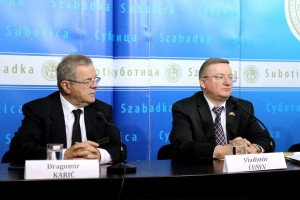 Ambasador Belorusije Vladimir Čušev u poseti Subotici