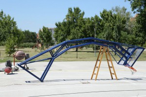 Obnavljanje košarkaškog terena