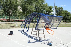 Obnavljanje košarkaškog terena